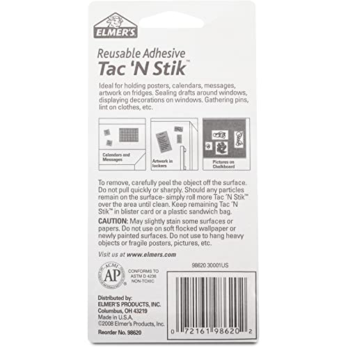 Elmer's Tac 'N Stik Reusable Adhesive