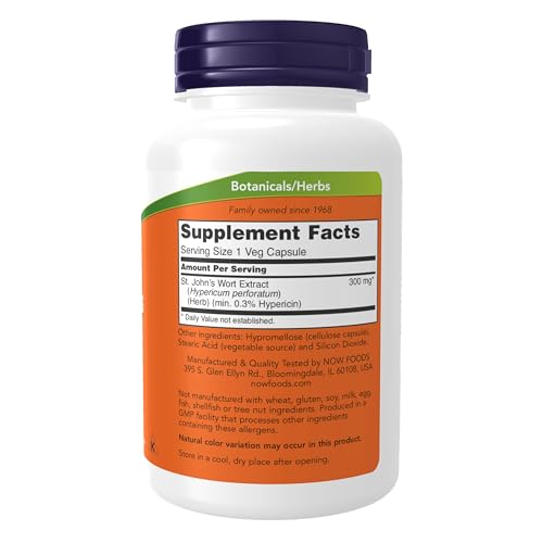 NOW Foods Supplements, St. John's Wort (Hypericum p