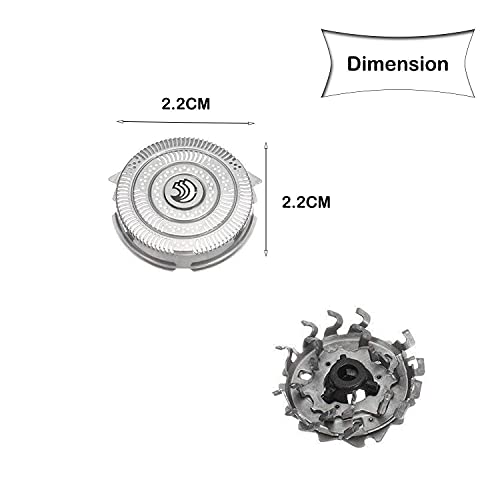 HQ9 Replacement Heads, Shaver Heads Blades Cutter Replacement for Compatible with Philipss Norelcos SpeedXL 8240XL 8140XL 8150XL 8160XL 8170XL, 8100 Series, 8200 Series, 9100 Series, and PT/AT900