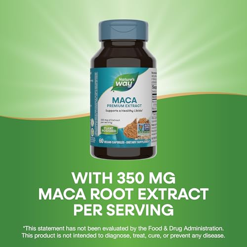 Nature&#39;s Way Maca Premium Extract, Supports a H