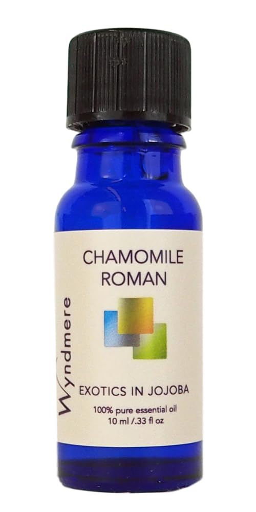 Chamomile Roman Essential Oil in Jojoba Oil - .33 Fl Oz