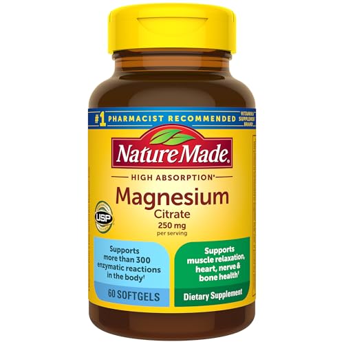 Nature Made Magnesium Citrate 250 mg per serving, Magne