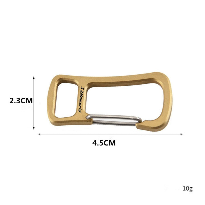 SZHOWORLD High Hardness Brass Keychain Carabiner Clip P