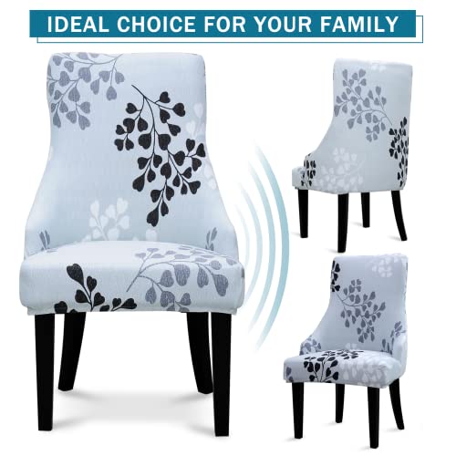 Liykimt Stretch Wingback Side Chair Slipcover-Accent Ch