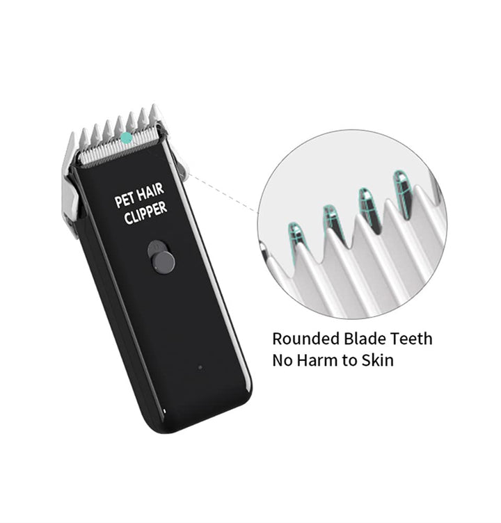 Dog Clippers,Quiet Washable USB Rechargeable Cordless Dog Grooming Kit,Electric Pets Hair Trimmers Shaver Shears for Dogs and Cats Black