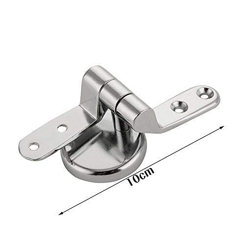 Stainless Steel Toilet Seat Hinge Replacement Parts Mountings Adjustable Toilet Seat Bolts Nuts with Screws Bolts and Nuts Strong and Durable