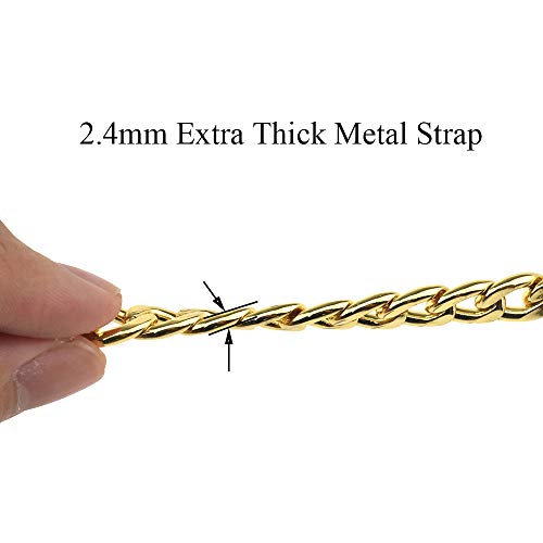 HAHIYO Purse Chain Strap Length 15.7 inches Yellow Gold