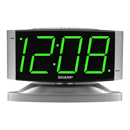 Sharp Home LED Digital Alarm Clock – Swivel Base - Outl