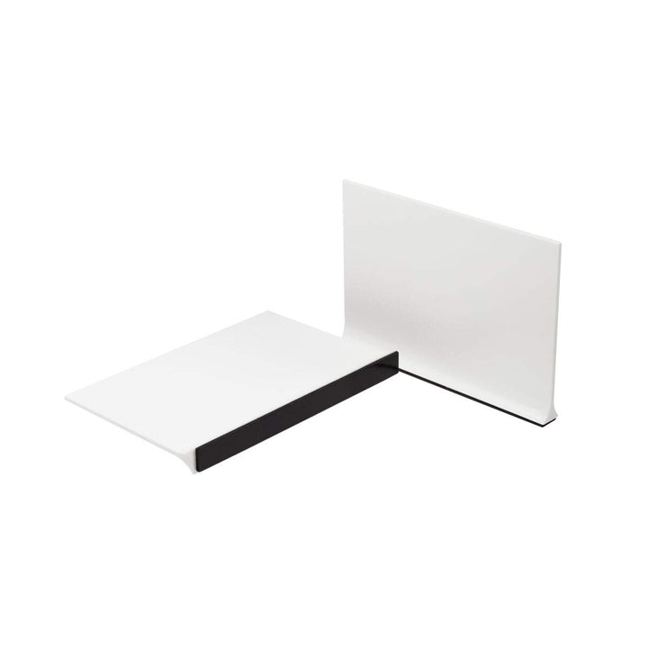 Apothecary Products Magnetic Shelf Divider, For Vitamins, Books, Food and More, 6 in x 4 in, White