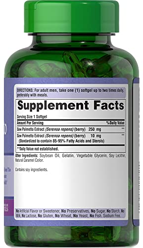 Puritan&#39;s Pride Saw Palmetto Extract, Supports 