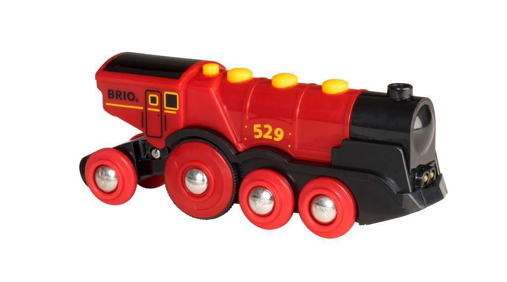 BRIO World 33592 Mighty Red Action Locomotive - Battery