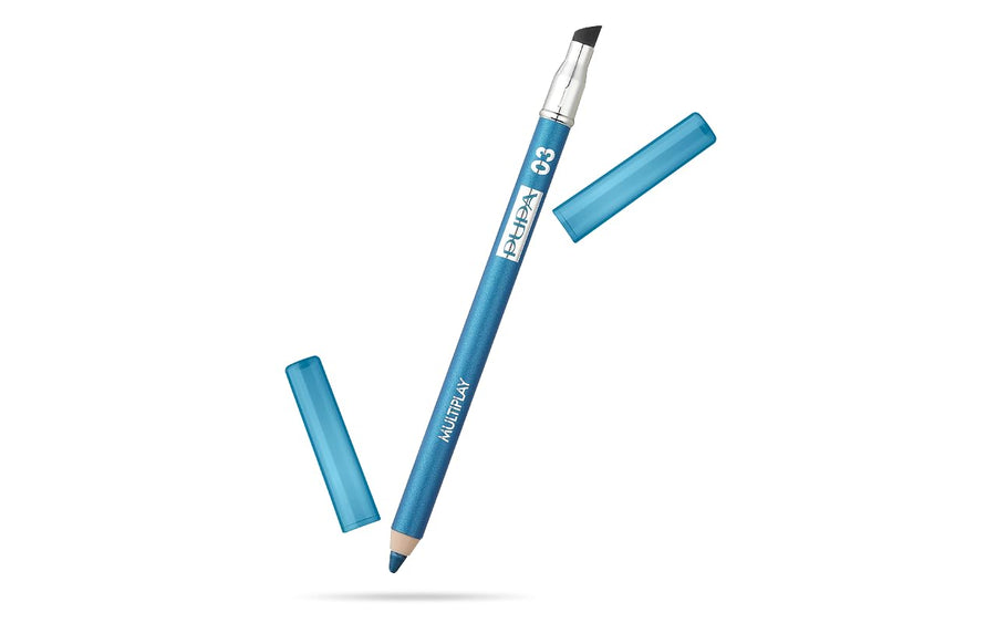Milano Multi-Play Triple Purpose Eye Pencil - Eyeliner To Perfectly Line The Eyes - Intensifying Look - Eyeshadow For Perfectly Blendable Pure Color - 03 Pearly Sky - 0.04 Oz