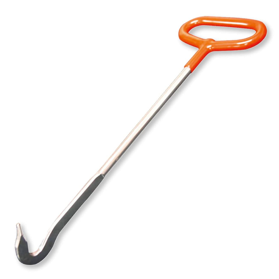 Manhole Cover Hook, Handy Sized,13.7 inches Made of S50C Carbon Steel, Made in Japan (1pc)