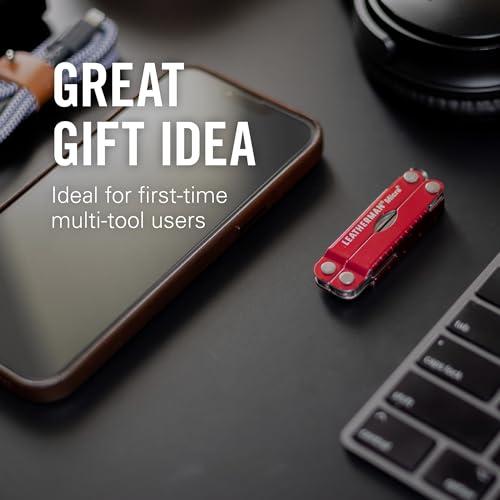 , Micra, Keychain Multi-tool with Grooming Tools, Mini Pocketknife for Everyday Carry (EDC), Hobbies &amp; Outdoors, Built in the USA, Stainless Steel