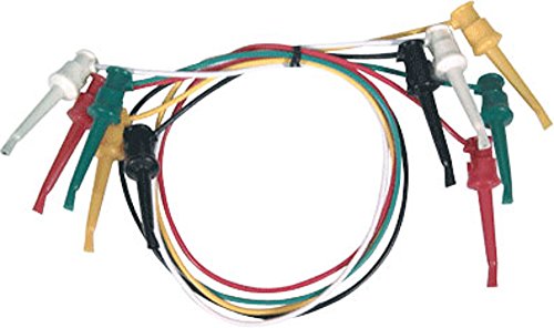 Electronics TL-21 Mini Grabber for IC Test Lead, RED, Green,Yellow,Black,White