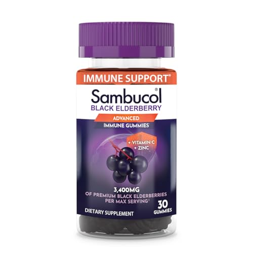 Sambucol Black Elderberry Gummies - Elderberry with Zin
