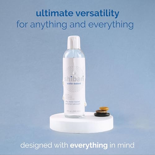 Shibari Premium Water-Based Lubricant, Personal Lube for Women, Men, and Couples (8 FL Oz (Pack of 1), Water-Based)