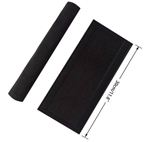 2X FLYPARTY Refrigerator Door Handle Covers Protective Electrical Kitchen Appliances Gloves Fridge Microwave Dishwasher Door Cloth Protector - Catches Drips,Smudges,Fingerprints Dust Covers (Black)