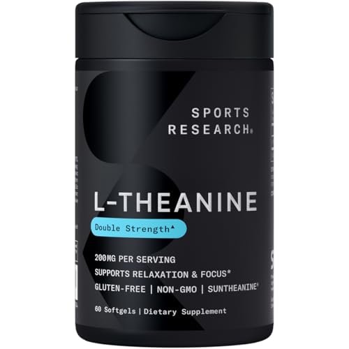 Sports Research Double Strength L-Theanine Supplement -