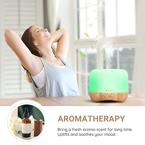 Homeweeks 300ml Essential Oil Diffuser, Quiet Aromather