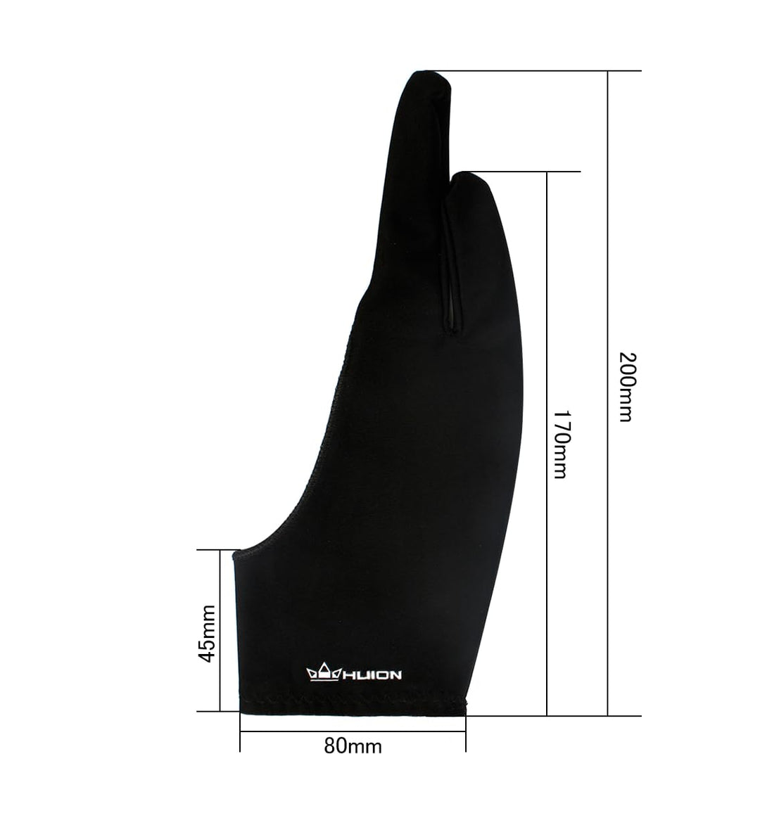 Artist Glove for Drawing Tablet (1 Unit of Free Size, Good for Right Hand or Left Hand) - Cura CR-01