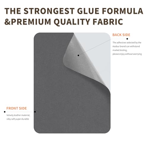 Azobur Sofa Fabric Repair Patch, 6 Piece Microfiber Pat