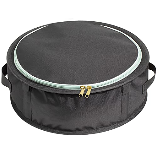 Barrpet Prevent Litter Scatter Design.Collapsible Portable Cat Litter Box with Lid and Handle Standard for Travel Light Weight Leak-Proof, Sturdy, Easy to Clean(17.7X17.7X5.9)