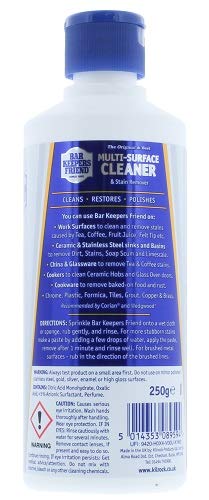 Bar Keepers Friend Universal Surface and Stain Remover Cleaner 250g