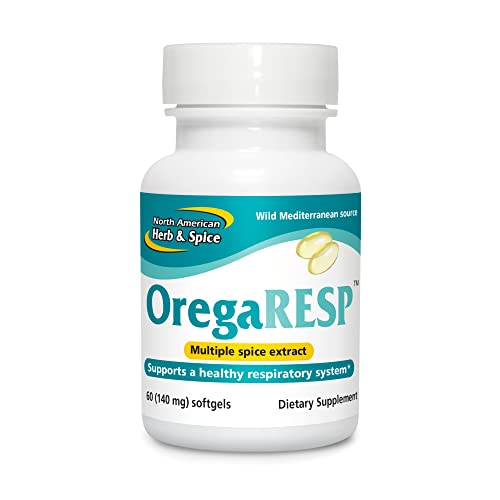 OregaResp P73-60 Softgels - Supports Immune & Respiratory Health - Multiple Spice Oil Complex with Oreganol P73 Oregano Oil - Non-GMO - 30 Servings
