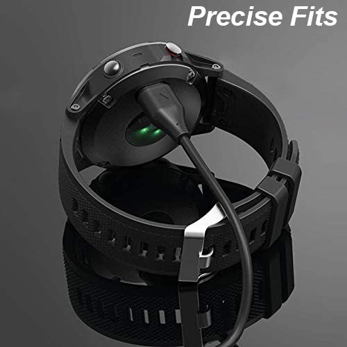 Charger for Garmin Forerunner 45 55 245 255 265 745 945 955 965, Approach S10 S12 S40 S42 S60 S70, Vivoactive 3 4 4S, Instinct, Venu 2 2S Plus, Fenix 7 7S 7X 6 5 Charging Cable [2Pack, 3.3ft/1m] (2)