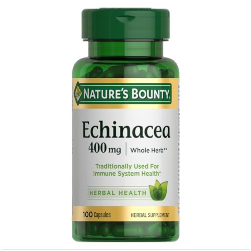 Nature&#39;s Bounty Echinacea, Herbal Supplement, S
