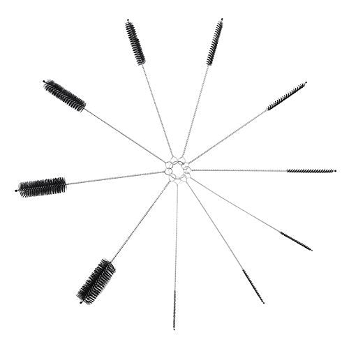 DECORA 10 Pieces Nylon Cleaning Bottle Brush Pipe Clean
