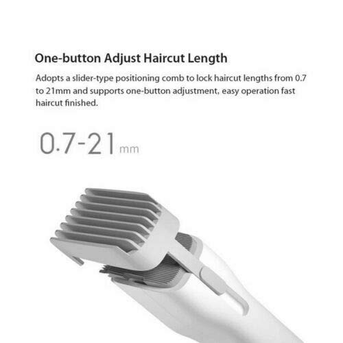 Hair Clippers Professional Cordless Hair Beard Trimmer All-in-one Hair Cutting Kit Electric Barber Clippers Rechargeable Haircut Machine Men Women Baby (White)