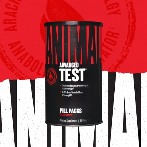 Test Testosterone Booster for Men - Male Enhancing Supplement Libido Booster for Strength Athletes &amp; Bodybuilders to Increase Stamina, Endurance, Muscle Growth, All-in-One Packs – 21 Day Cycle
