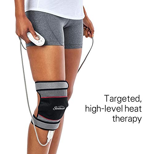 Heating Pad Wrap for Joint Pain Relief with Frozen Pack, Auto Shut Off and Moist Heating Option, Black/Grey