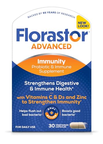 Select Immunity Boost Daily Probiotic & Immune Support Supplement for Women and Men, Saccharomyces Boulardii CNCM I-745 Plus Zinc, Vitamin C & D3 (30 Capsules)