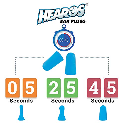 HEAROS Xtreme Ear plugs - Best In Class Noise Cancellin