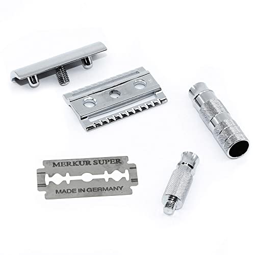 Merkur Razor Travel razor with 1 blade , 2.61x0.44x2.89