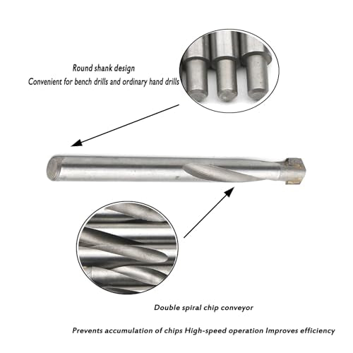 Drill Bit Set 13 pcs Tungsten Steel Cemented Carbide Twist Drill Bits, Metal Drill YG Alloy Blade, for for Cast Iron, Iron Plate, Pig Iron, 3 4 5 6 7 8 9 10 11 12 13.5 14 15 mm