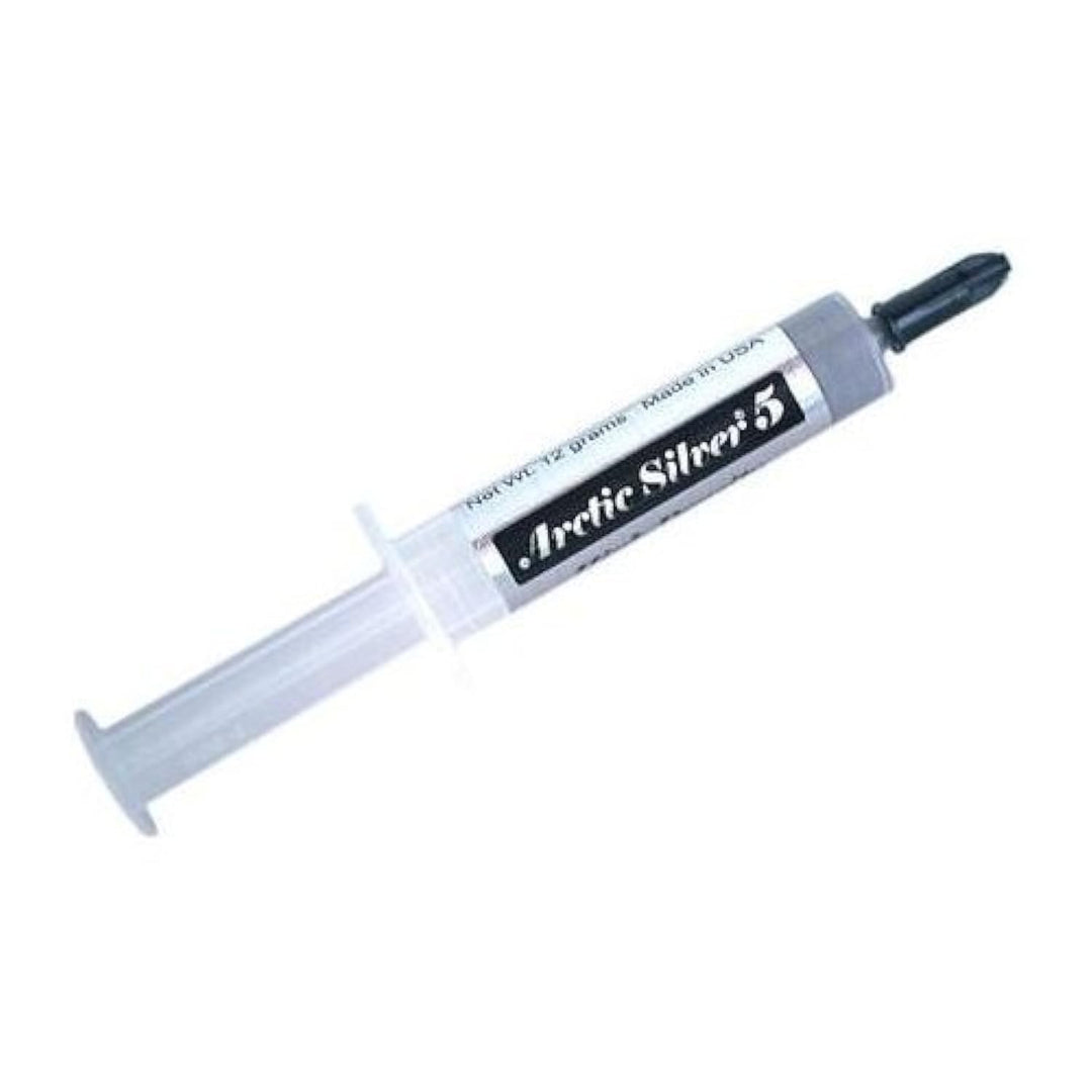 Arctic Silver 12g High-Density Polysynthetic Silver Thermal Cooling Compound (AS5-12G)
