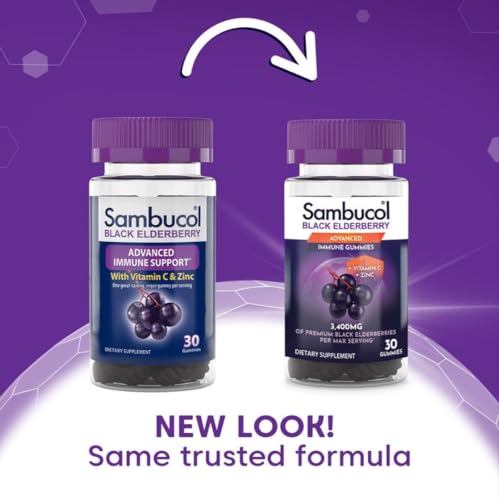Sambucol Black Elderberry Gummies - Elderberry with Zin