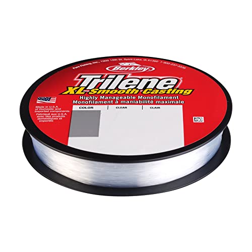 Berkley Trilene® XL®, Clear, 8lb | 3.6kg, 330yd | 301m Monofilament Fishing Line, Suitable for Freshwater Environments