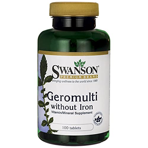 Swanson Geromulti Without Iron (Multivitamin for Senior