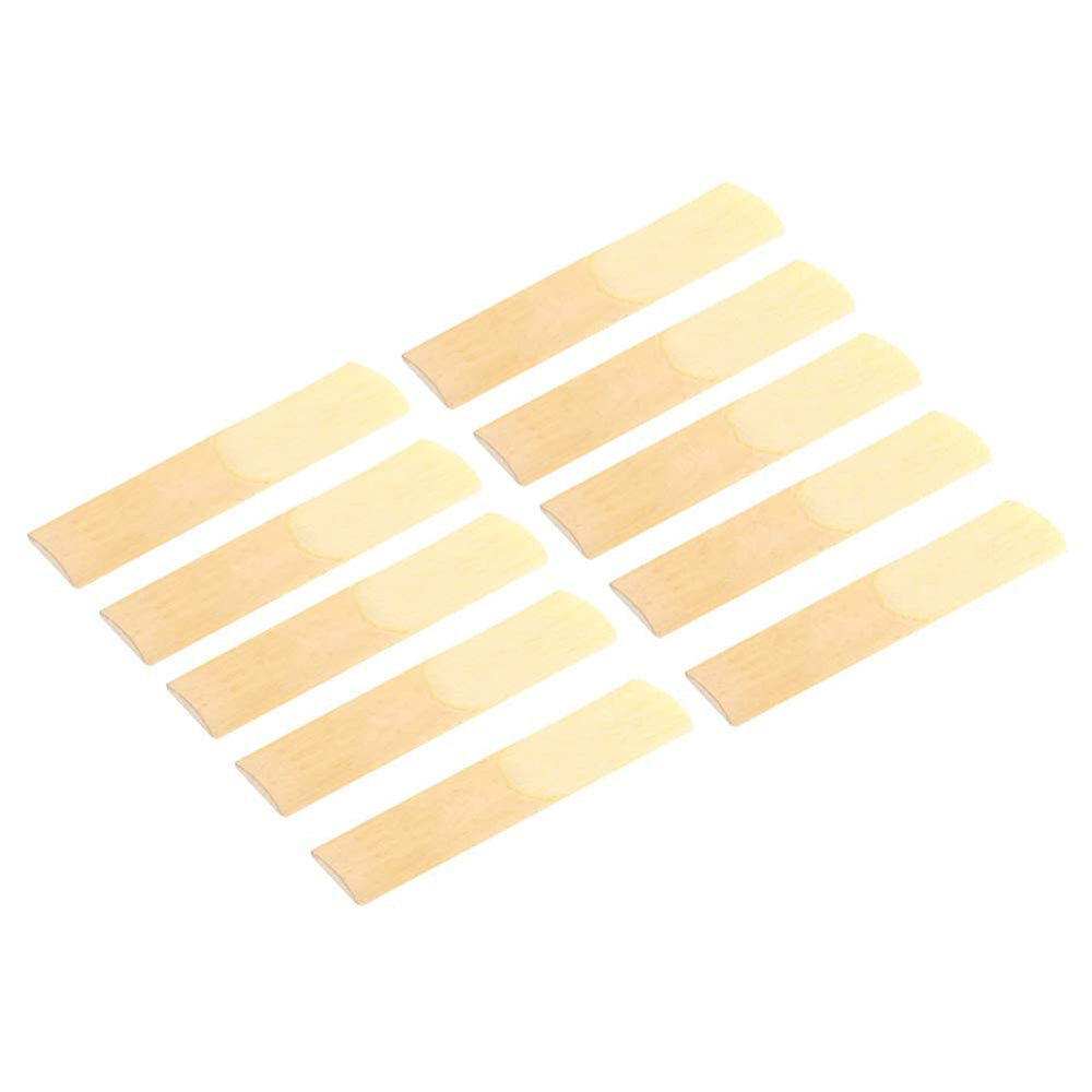 10pcs Alto Saxophone Reeds,Alto Eb Saxophone Reeds Lade Reed Strength 1.5 for Alto Sax Saxophone