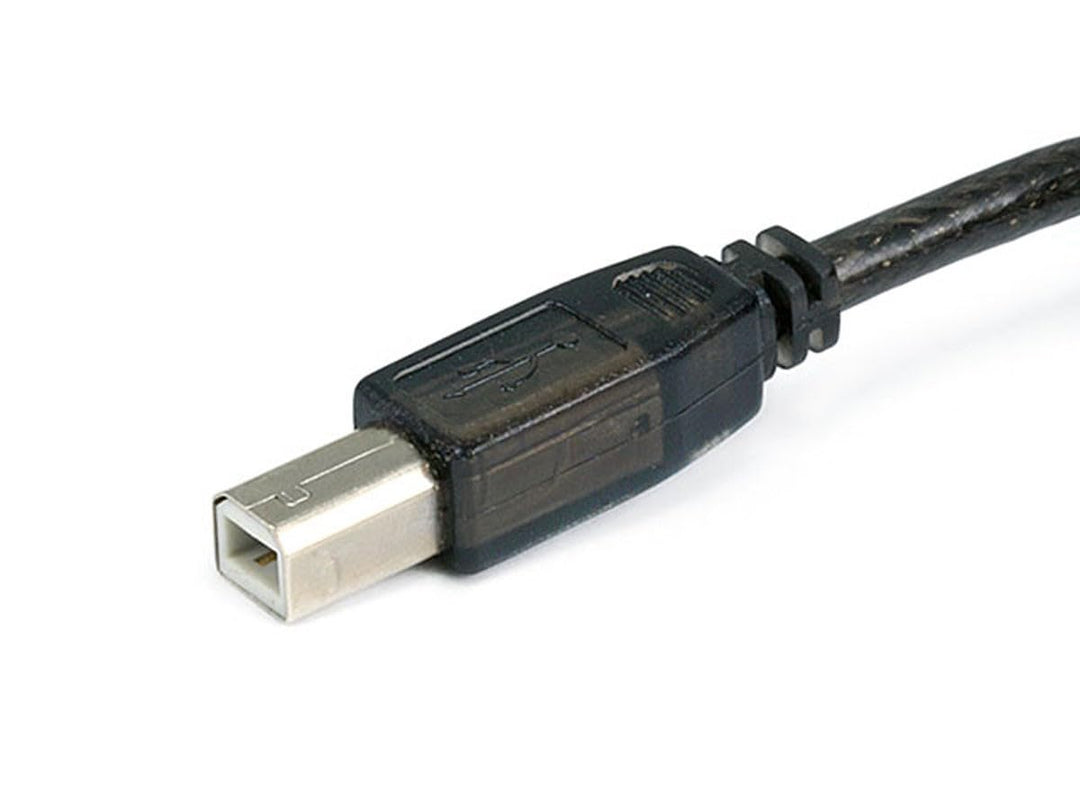 USB 2.0 Extension Cable - USB Type-A to USB Type-B, Male to Male, Active, 28/24AWG, 33 Feet, Black
