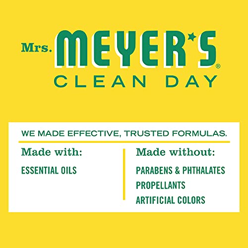 MRS. MEYER&#39;S CLEAN DAY Room and Air Freshener Spray, Non-Aerosol Spray Bottle Infused with Essential Oils, Honeysuckle, 8 fl. Oz