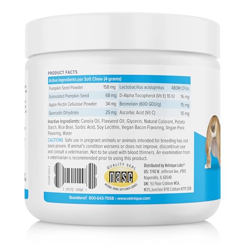Glandex Anal Gland Soft Chew Treats with Pumpkin for Dogs Digestive Enzymes, Probiotics Fiber Supplement for Dogs Boot The Scoot (Pork Liver Chews, 60ct)