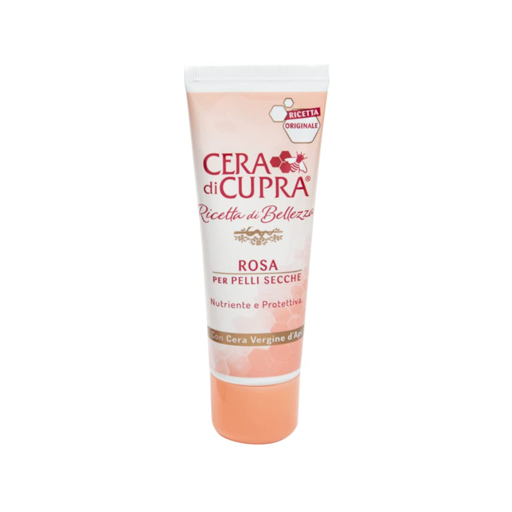 Cera di CupraRosa per Pelli Secche Cream for Dry Skin, Anti-age Formula - 2.5 Fluid Ounces (75ml) Tube [ Italian Import ]