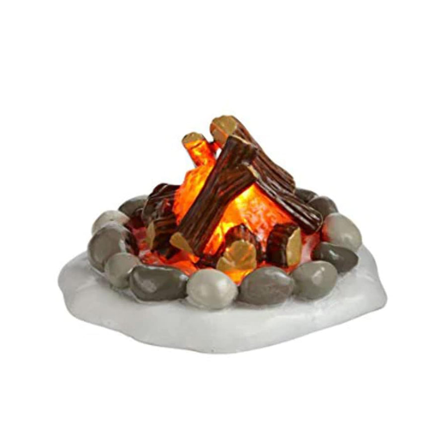 Accessories for Villages Lit Fire Pit Accessory Figurine, 1.5 Inch