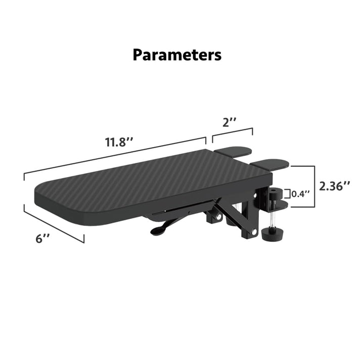 Computer Arm Rest for Desk, Suitable for Office desks, Sturdy Mouse arm Support, Computer Desk Extender, Suitable for Home and Office